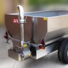 G2 Trailer with elliptic rotor pump for grapes